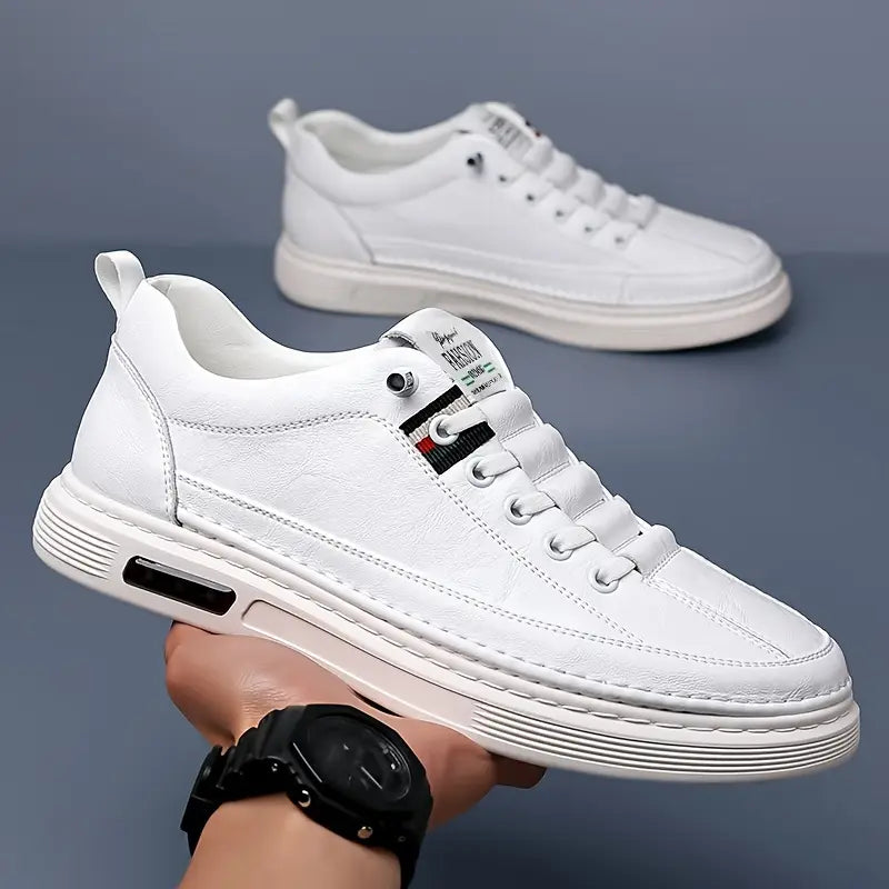 (PAGUE 1 LEVE 2) Tênis Masculino Casual de Couro Italian Man + BRINDE