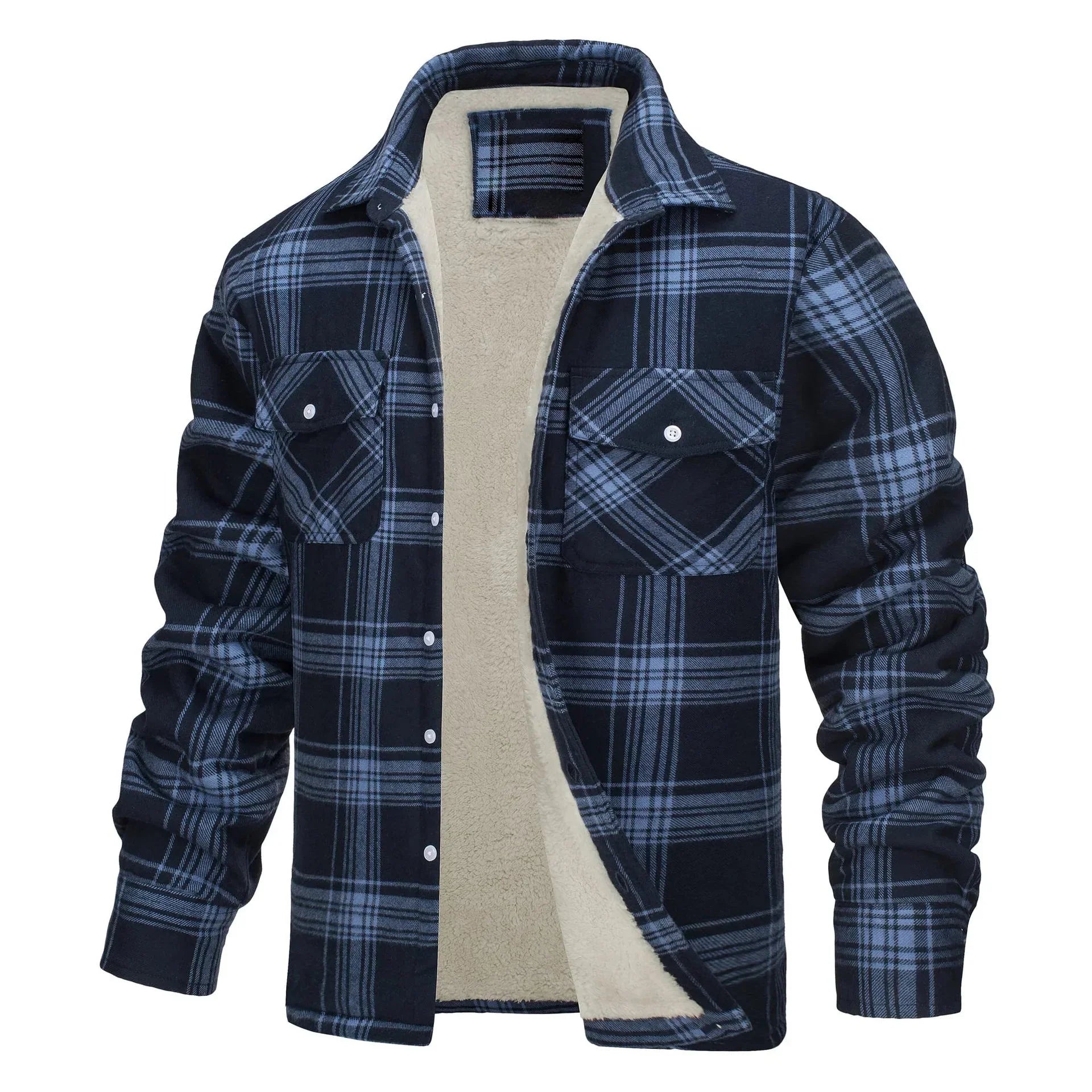 (PAGUE 1 LEVE 2) Jaqueta Masculina Xadrez + (BRINDE)