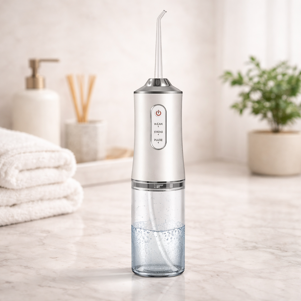 Irrigador Bucal Portátil – Jato de Água para Higiene Oral Completa