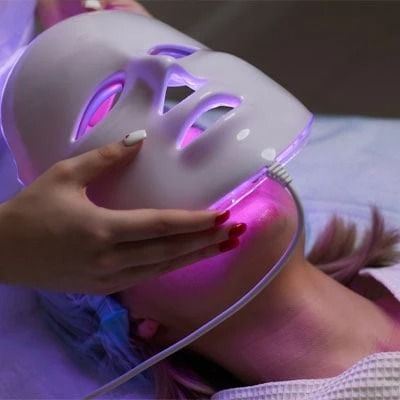 Máscara LED Facial 7 Cores Fototerapia EssenzaNude - Original