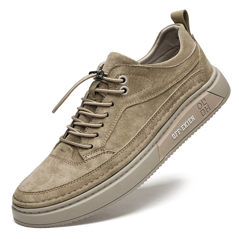 (PAGUE 1 LEVE 2 ) Sapatênis Masculino Em Couro Premium Off-Ekien