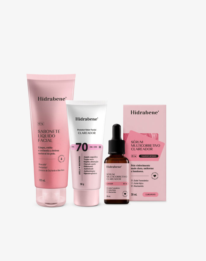 HIDRABENE KIT CLAREADOR FACIAL