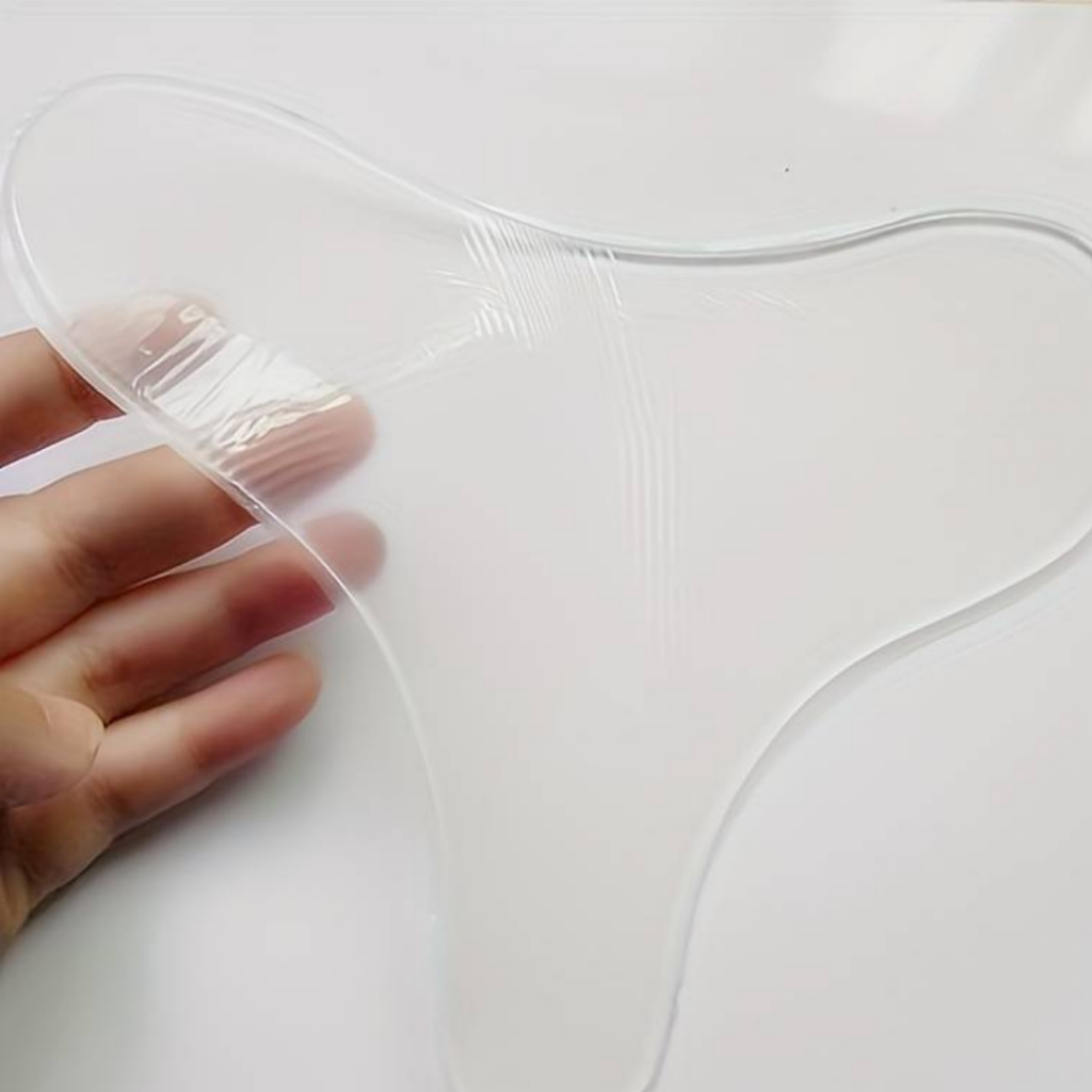 Adesivo Para Decote Colo de Silicone Estimulador de Colágeno Anti-Rugas Reutilizável