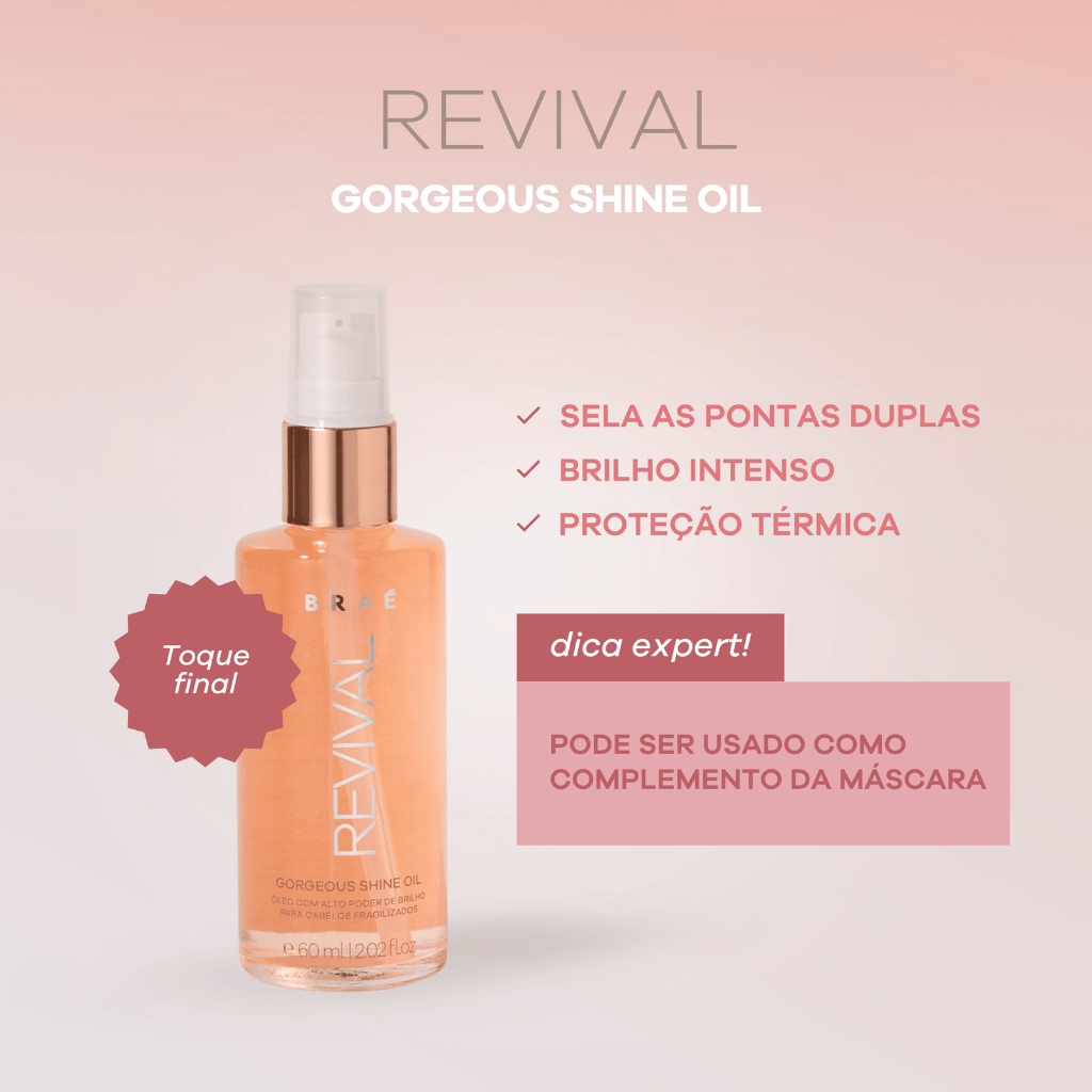 Oil Brilho e Hidratação Intensa Revival Shine - Finalizador - 60ml