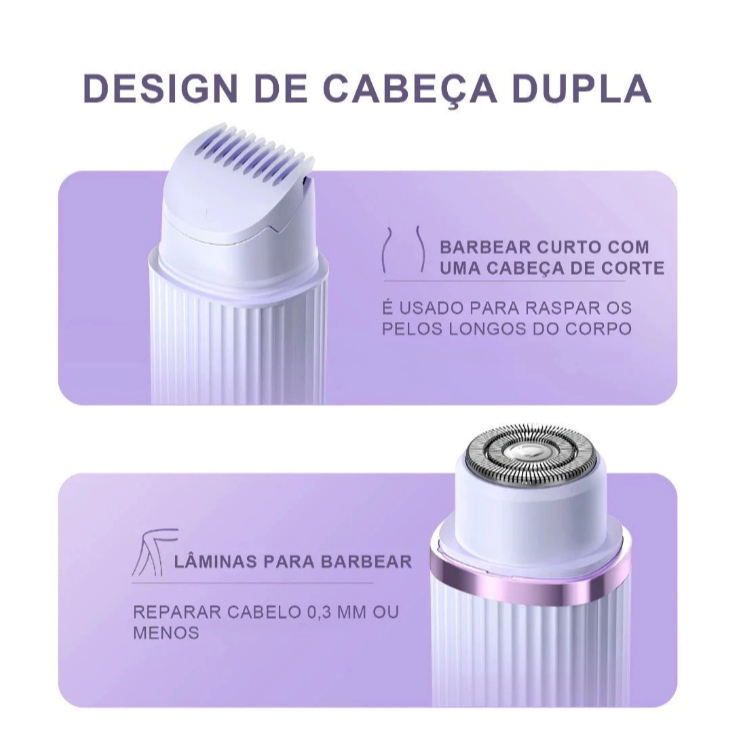 Depilador Elétrico Essenza SmoothSkin 2 em 1