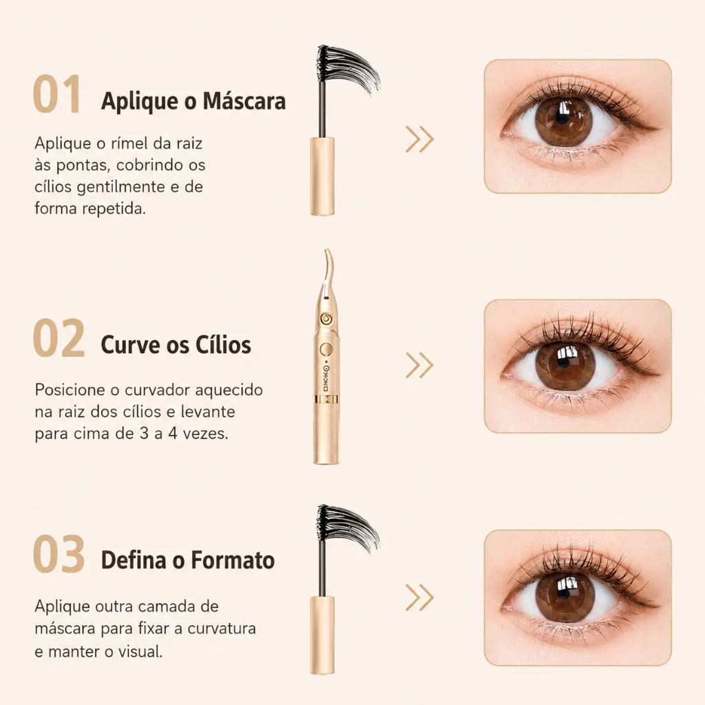 Modelador Térmico de Cílios e Aparador Precision - Lash Radiance