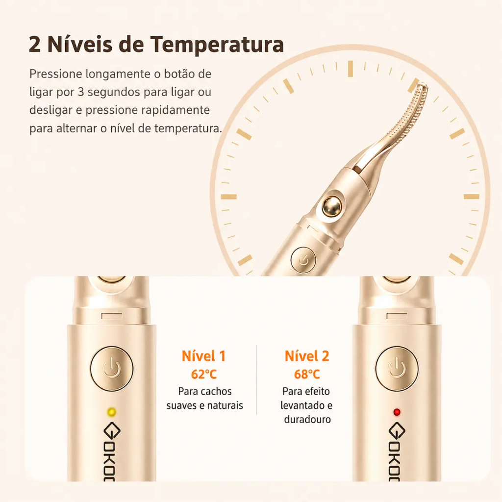 Modelador Térmico de Cílios e Aparador Precision - Lash Radiance