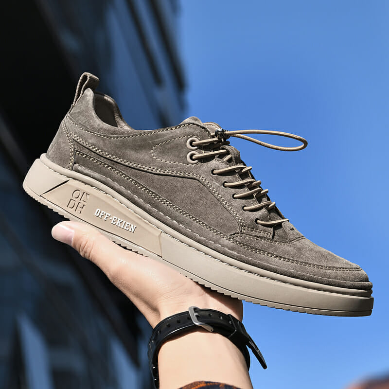 (PAGUE 1 LEVE 2 ) Sapatênis Masculino Em Couro Premium Off-Ekien