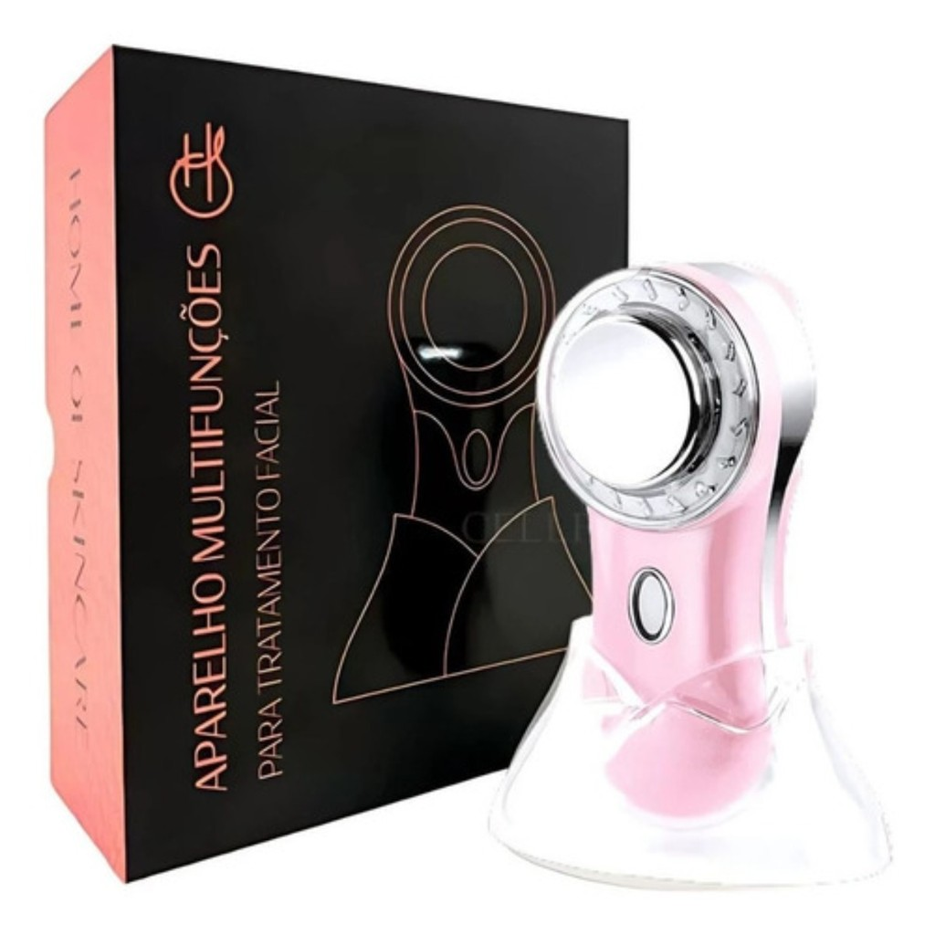 Massageador Facial - Limpeza Profunda, Ação Vibratória Tonificante