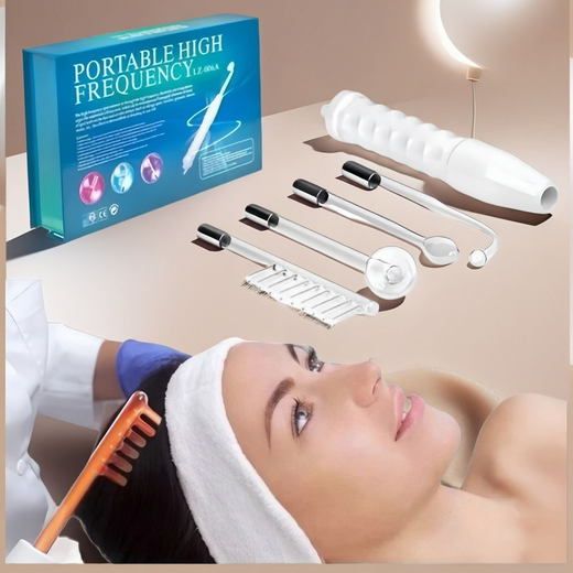 Aparelho Alta Frequência Tratamento Facial e Capilar - Portátil Bivolt