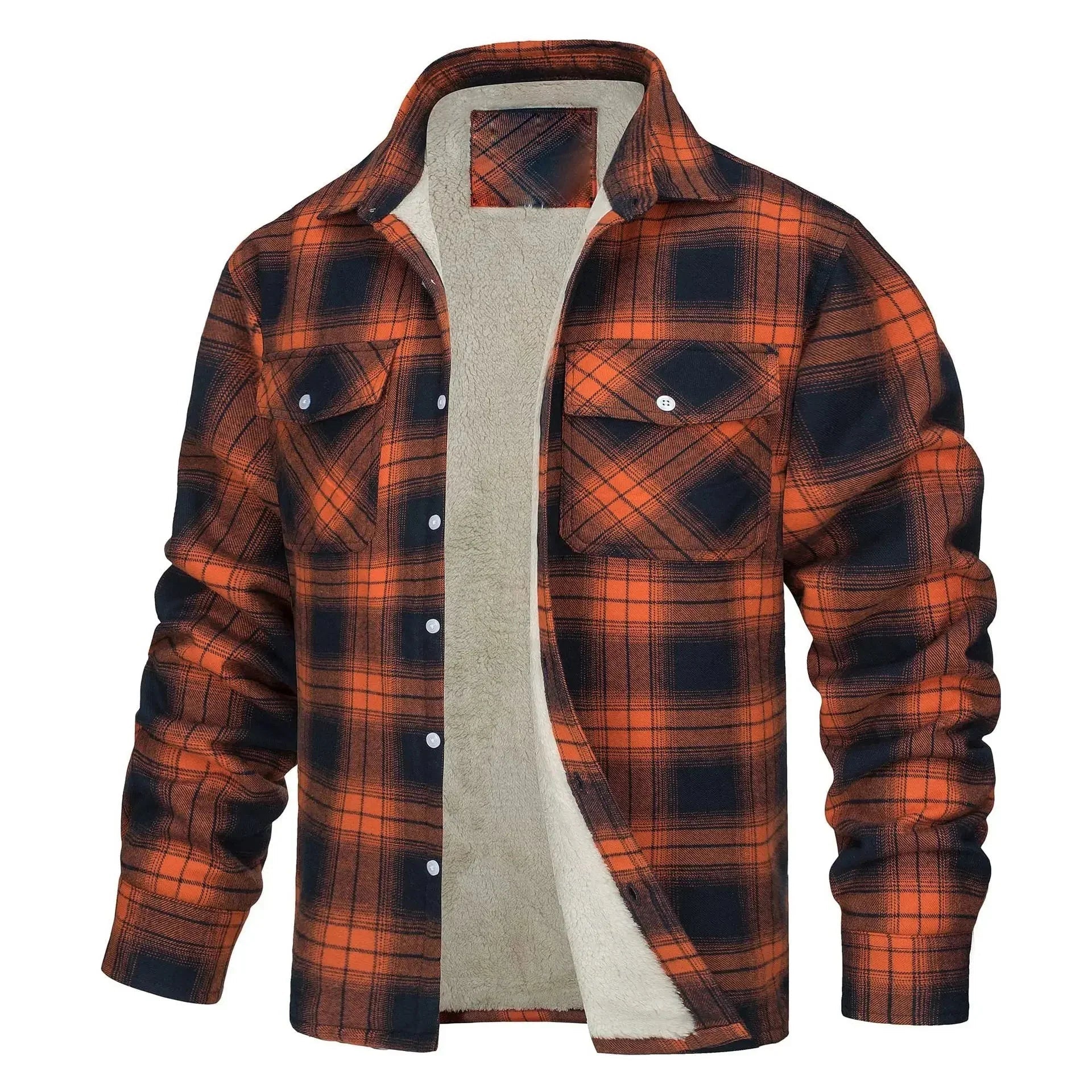 (PAGUE 1 LEVE 2) Jaqueta Masculina Xadrez + BRINDE