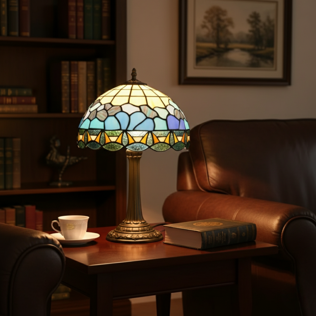 Luminária Rosa com Design Animado