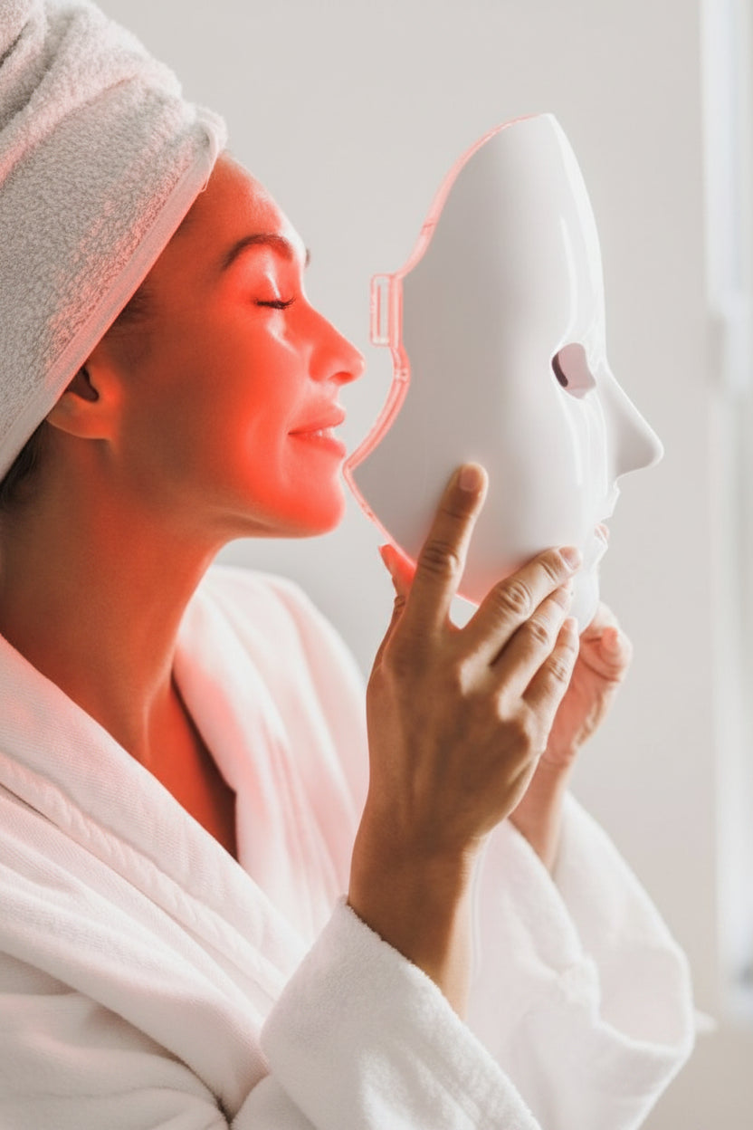 Máscara LED Facial 7 Cores Fototerapia EssenzaNude - Original
