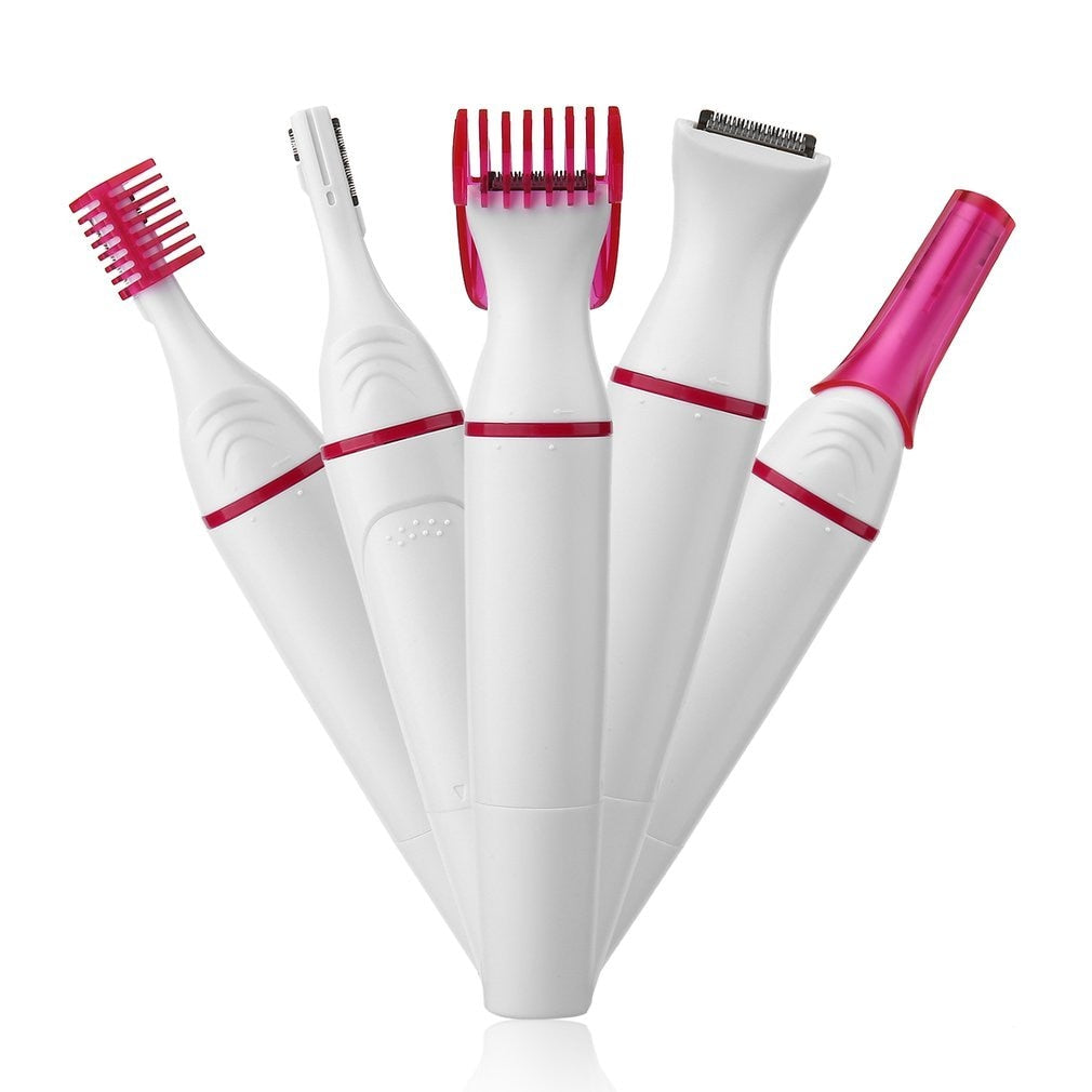 Kit Depilador Feminino Portátil 5 em 1