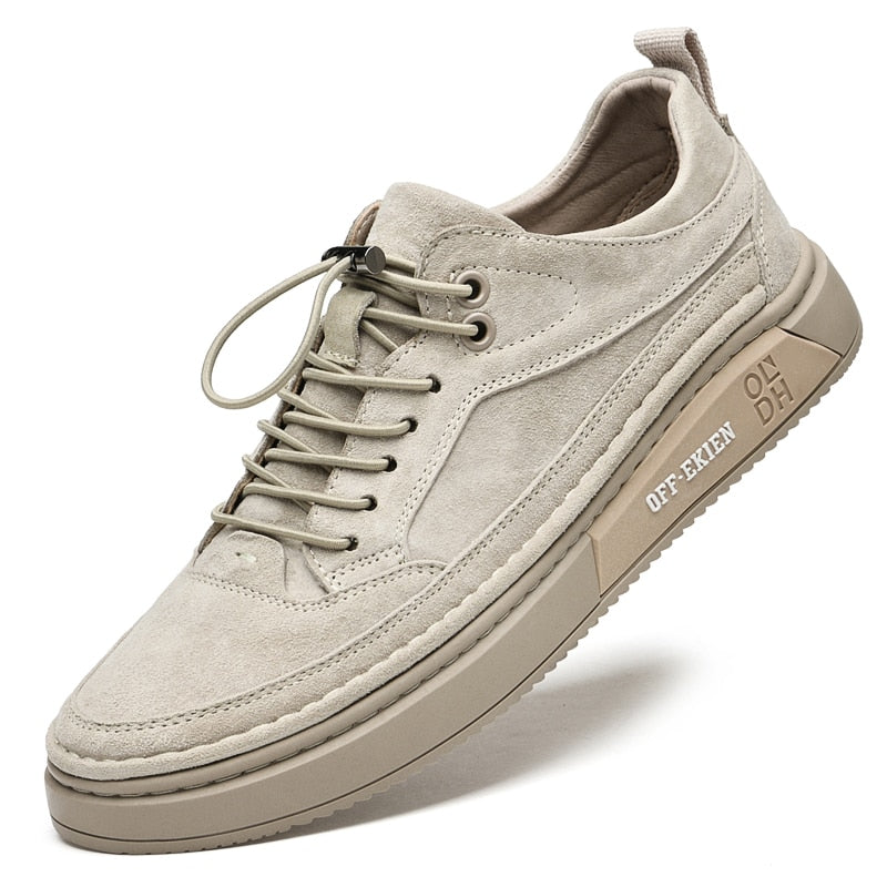 (PAGUE 1 LEVE 2 ) Sapatênis Masculino Em Couro Premium Off-Ekien