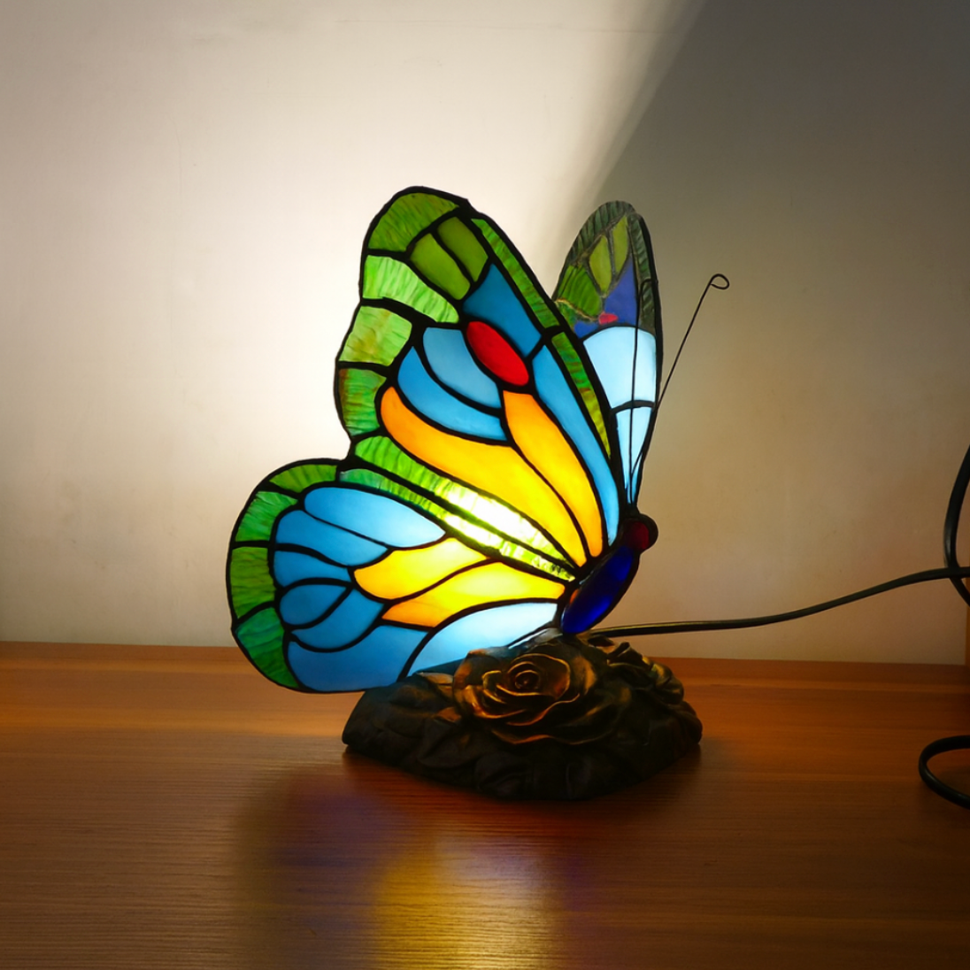 Luminária Borboleta Vitral