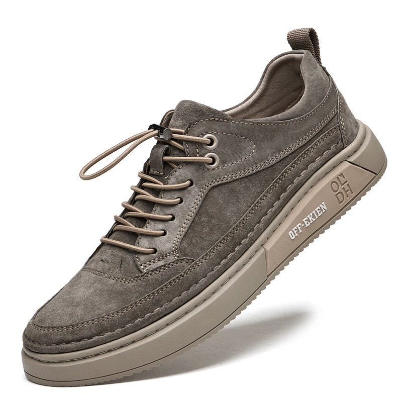 (PAGUE 1 LEVE 2 ) Sapatênis Masculino Em Couro Premium Off-Ekien