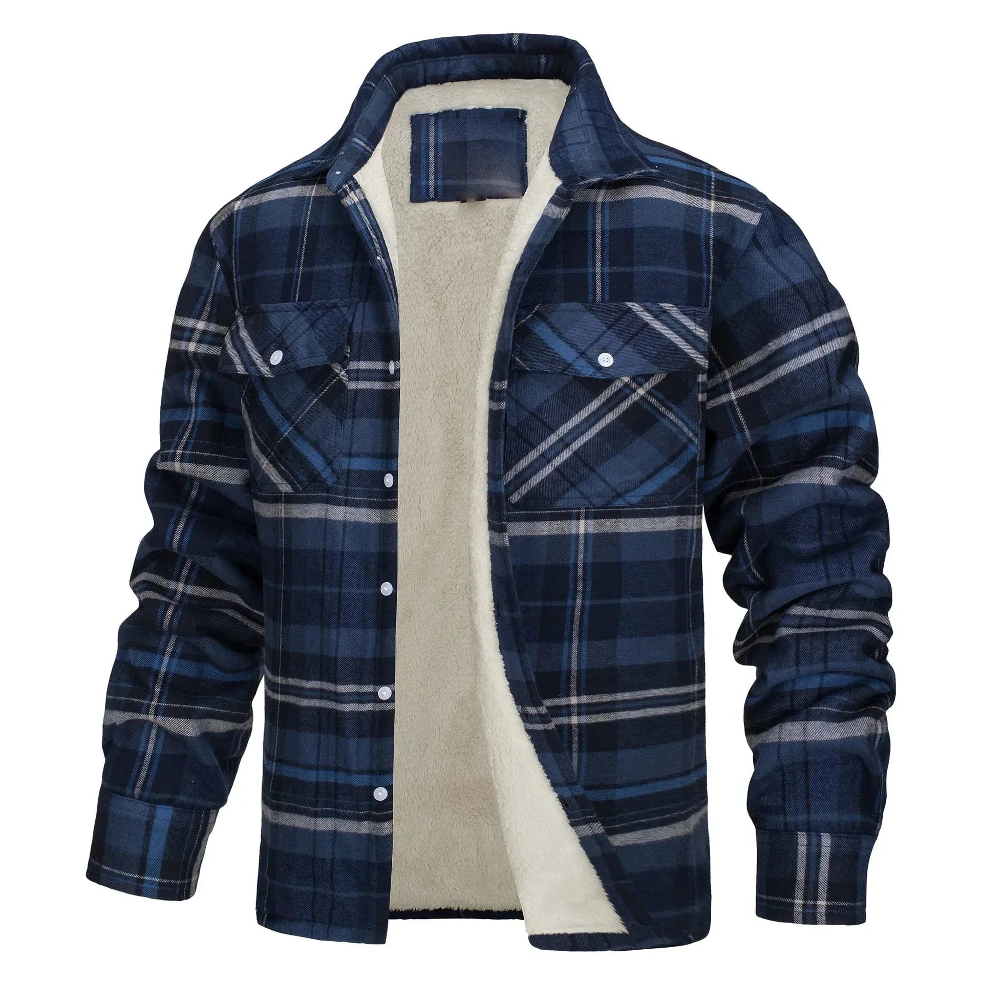 (PAGUE 1 LEVE 2) Jaqueta Masculina Xadrez + (BRINDE)