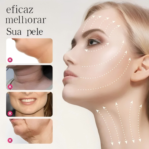 Massageador Led em V – Ação Lifting Facial, Papada e Pescoço