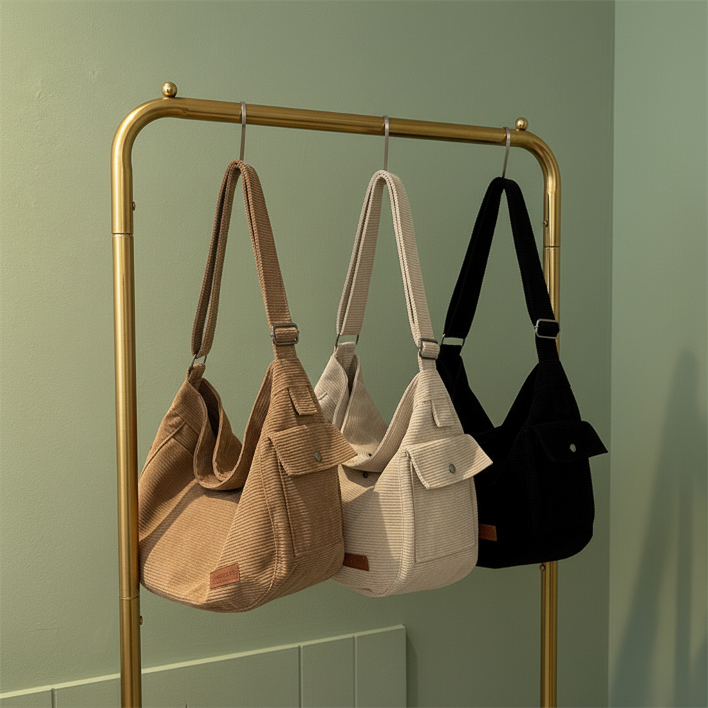 Velvet — Bolsa Veludo Premium -de Ombro I Essenza Bag