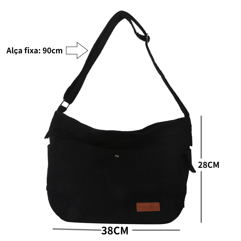Velvet — Bolsa Veludo Premium -de Ombro I Essenza Bag