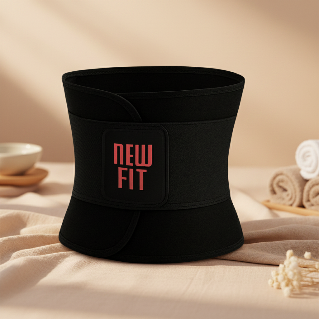 Cinta Modeladora Abdominal Feminina New Fit – Alta Compressão e Definição da Cintura