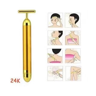 Massageador Elétrico Contorno e Afinamento Facial, Firmeza e Anti-Olheiras