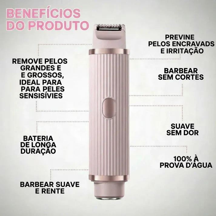 Depilador Elétrico Essenza SmoothSkin 2 em 1
