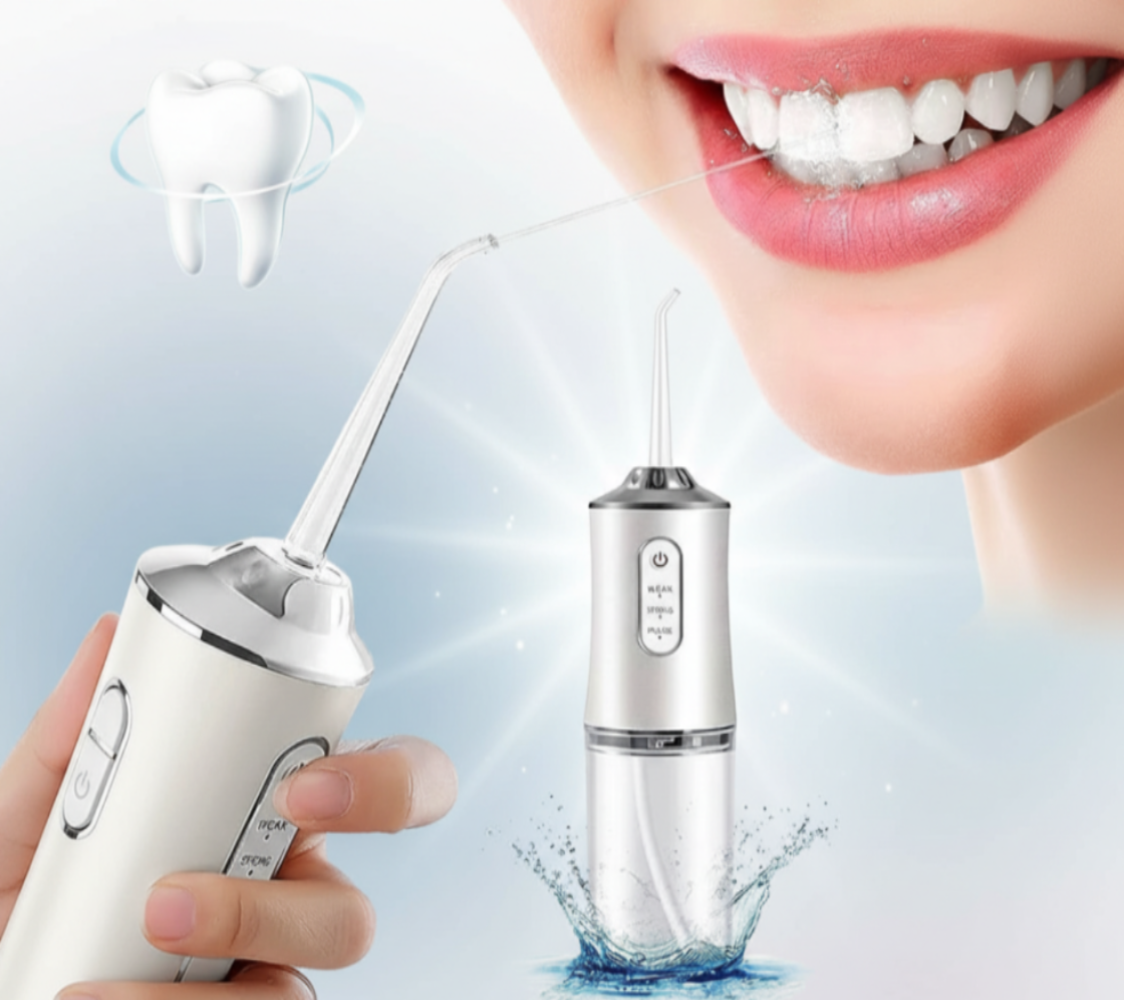 Irrigador Bucal Portátil – Jato de Água para Higiene Oral Completa
