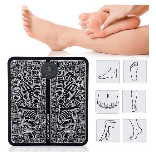 Massageador Elétrico de Pés Portátil -Relaxamento e Conforto