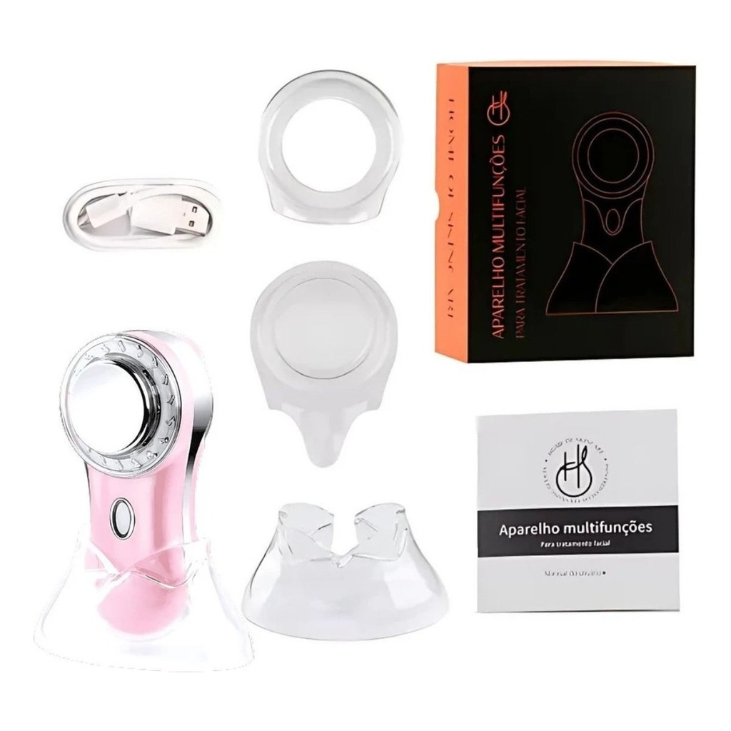 Massageador Facial - Limpeza Profunda, Ação Vibratória Tonificante