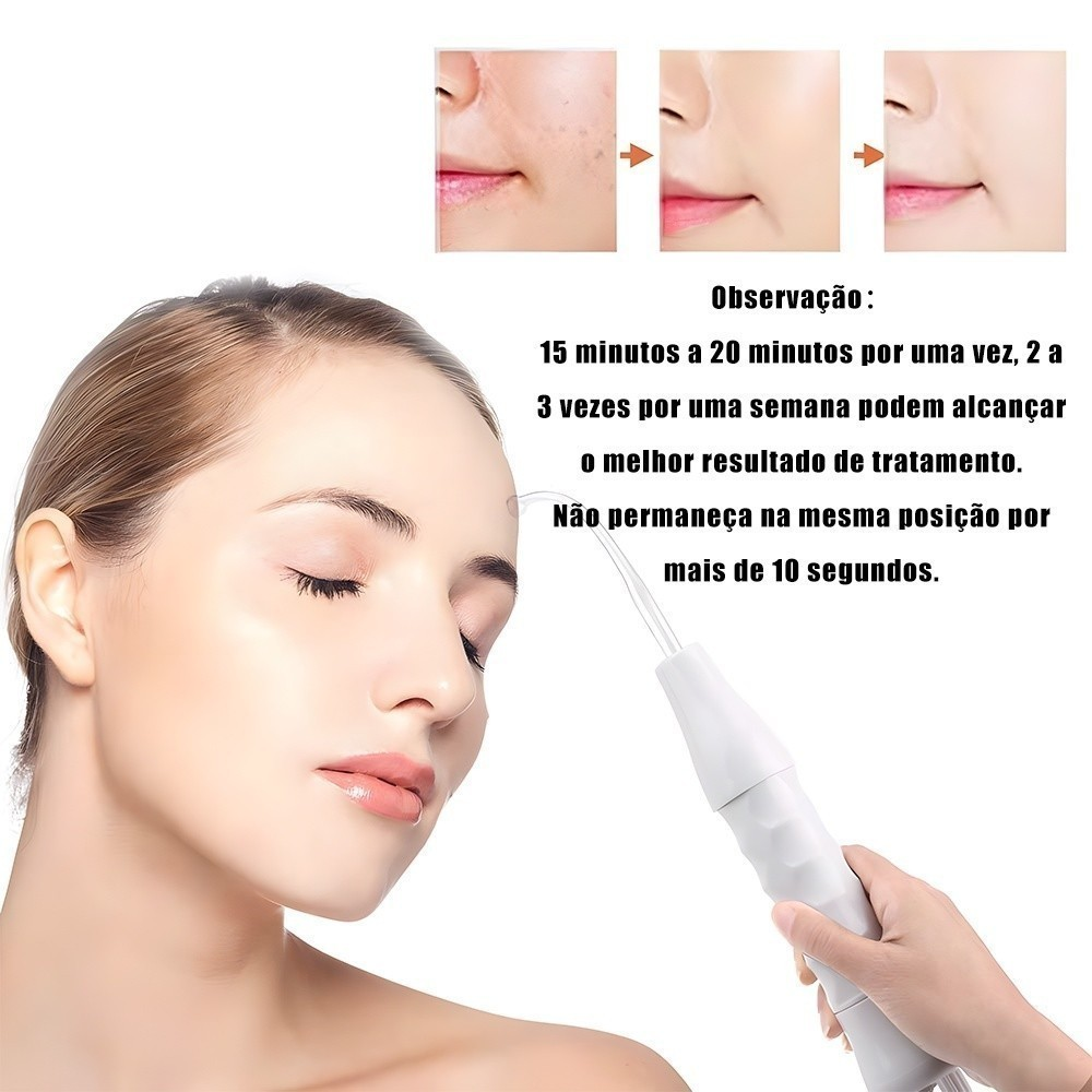 Aparelho Alta Frequência Tratamento Facial e Capilar - Portátil Bivolt