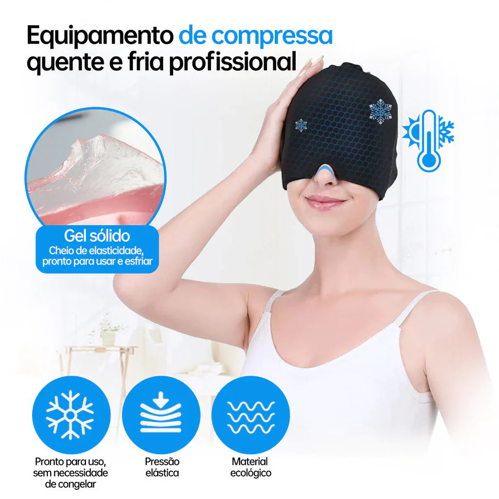 Touca de Gel Refrescante para Relaxamento e Conforto